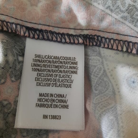 Shyanne Womens Western Patchwork Printed Smocked Cami Tank Top Size M - Picture 5 of 7